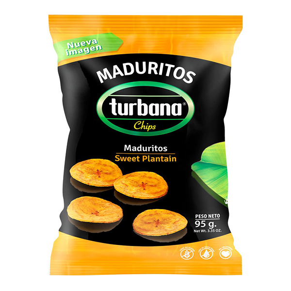 Chips de plantan verde dulce Turbana - 95 g imagine produs 2021